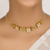 22k Gold Plated Divyam Ruvina Necklace Set
