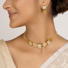 22k Gold Plated Divyam Ruvina Necklace Set