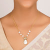 22k Gold Plated Divyam Naveli Necklace Set
