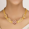 22k Gold Plated Divyam Evashi Necklace Set