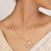 22k Gold Plated Divyam Lareya Necklace Set