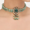 KANTHI ZIRCON MALIKA  CHOKER SET