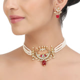 KANTHI KUNDAN VAMIKA CHOKER SET