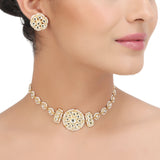 KANTHI KUNDAN KALKI CHOKER SET