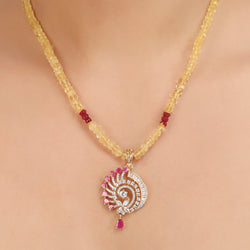 CHAKRIKA RADHYA PENDANT SET