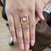22k Gold Plated Noorja Pushpa Ring
