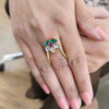 22k Gold Plated Noorja Meher Ring