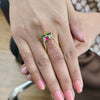 22k Gold Plated Noorja Gul Ring