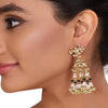 GOLD PLATED SHRUTIPAT KUNDAN EARRINGS
