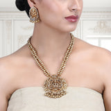 Megha Collection Adharva Zircon Necklace Set