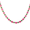 22k Gold Plated Gulnaar Rang Necklace Set