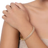 Gold Plated Zircon Bangle