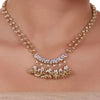 Gold Plated Celestial Gold Zircon Necklace Set