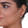 Gold Plated Celestial Ruby Gold Beads  Necklace Set