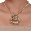Gold Plated Pacchi Pearl Necklace  Set