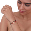 Gold Plated Mangalya Navrattan Bracelet