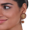 Gold Plated Sankranti Temple Laxmi Necklace Set