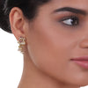 Gold PlatedSankranti Temple Kundan Necklace Set