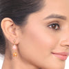 Gold Plated Dor Pink Agate Necklace Set