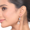 Silver Plated Dor Crystal Zircon Necklace Set