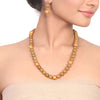 Gold Plated Dor Jasper Gold Necklace Set