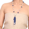 Silver Plated Dor Lapiz Necklace Set