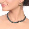 Gold Plated  Dor Green Gold Bead Necklace Set