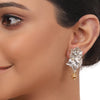 Silver Plated Ganga Jamuna Peacock Choker Necklace Set
