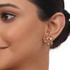 Gold Plated Valentine Kundan Necklace Set