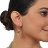Gold Plated Valentine Kundan Necklace Set