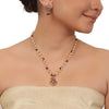 Gold Plated Valentine Zircon Necklace Set