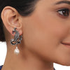Silver Plated Valentine Blue Zircon Necklace Set