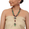 Silver Plated Valentine Victorian Lariat Necklace Set