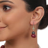 Silver Plated Valentine Victorian Lariat Necklace Set