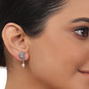 Silver Plated Valentine Pearl Zircon Necklace Set