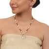 Gold Plated  Valentine Zircon Necklace Set