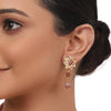 Gold Plated  Valentine Brown Zircon Necklace Set
