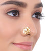 Gold Plated Kundan Nosepin