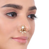 Gold Plated Kundan Nosepin