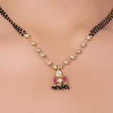 Gold Plated Kundan  Mangalsutra.