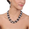 Silver Plated Tarana Black Onyx String