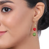 Gold Plated Tarana Coral Gold Bead String