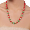 Gold Plated Tarana Coral Gold Bead String