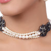 Silver Plated Baisakh Blue Iolite Choker Set