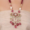 Gold Plated Baisakh Kundan Tourmaline Necklace Set