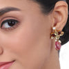 Gold Plated Baisakh Kundan Tourmaline Necklace Set
