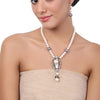 Silver Plated Baisakh Baroque Necklace Set