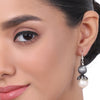 Silver Plated Baisakh Zircon Flower Necklace Set