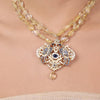 Gold Plated Baisakh Peacock Necklace Set