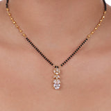 Gold Plated Mangalya Zircon  Mangalsutra